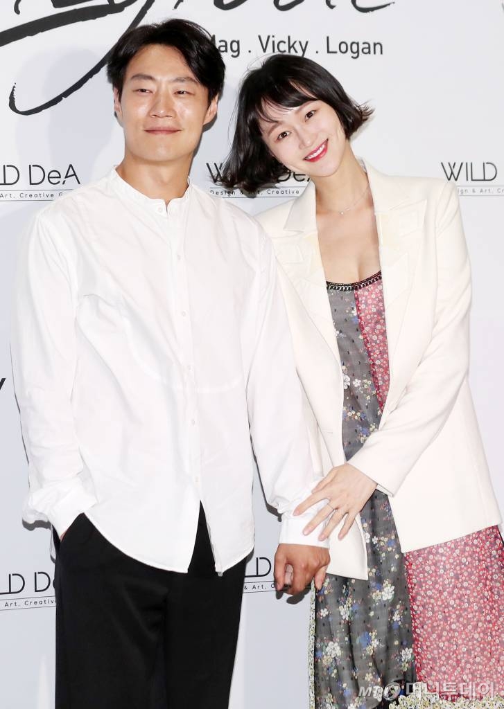 배우 이희준, 모델 이혜정 부부. / 사진=김휘선 기자 hwijpg@