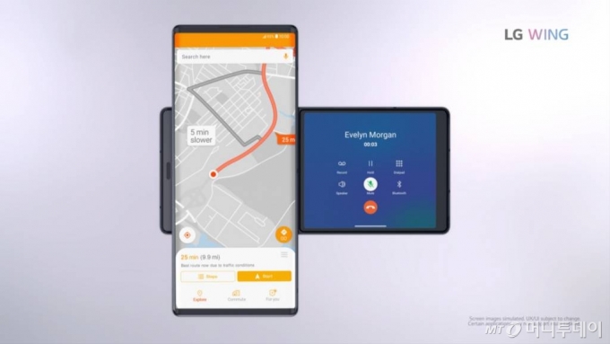 LG전자 전략 스마트폰 LG 윙 / 사진제공=LG전자