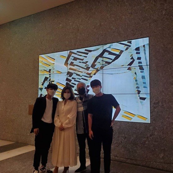 배우 최명길, 김한길 부부 가족.
