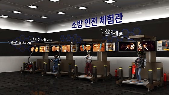 하반기 소방 안전 체험관 운영 및 전시 예상도/사진=ETRI