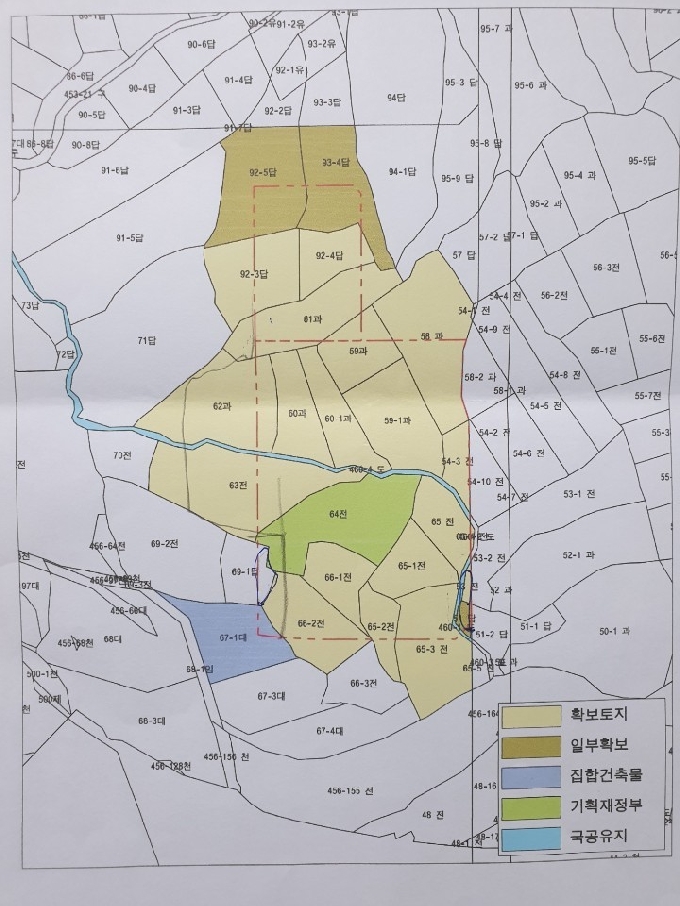 대전 도안지구 복용초 건립부지 확보현황 (대전시 제공) © 뉴스1