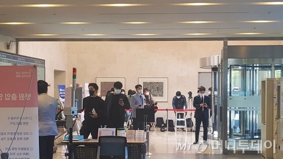 삼성서울병원 장례식장 로비 모습.