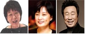 '2020 대한민국 대중문화예술상' 보관문화훈장 수상자. 왼쪽부터 송도순, 송지나, 임하룡. /사진제공=문화체육관광부
