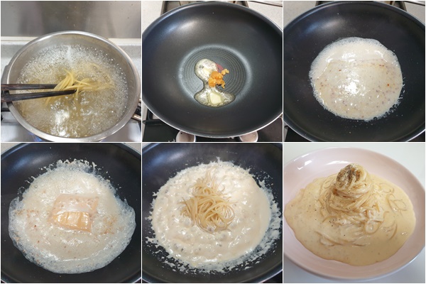 저지우유로 만든 크림파스타/사진=이영민 기자