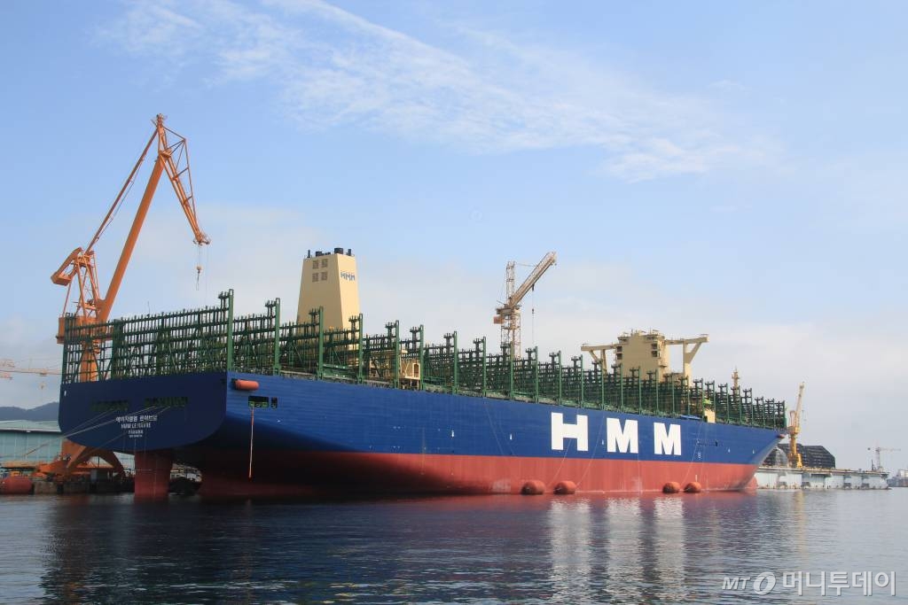 HMM 2만4000TEU급 컨테이너선 HMM헬싱키·르아브르 호 르포 / 사진=김훈남