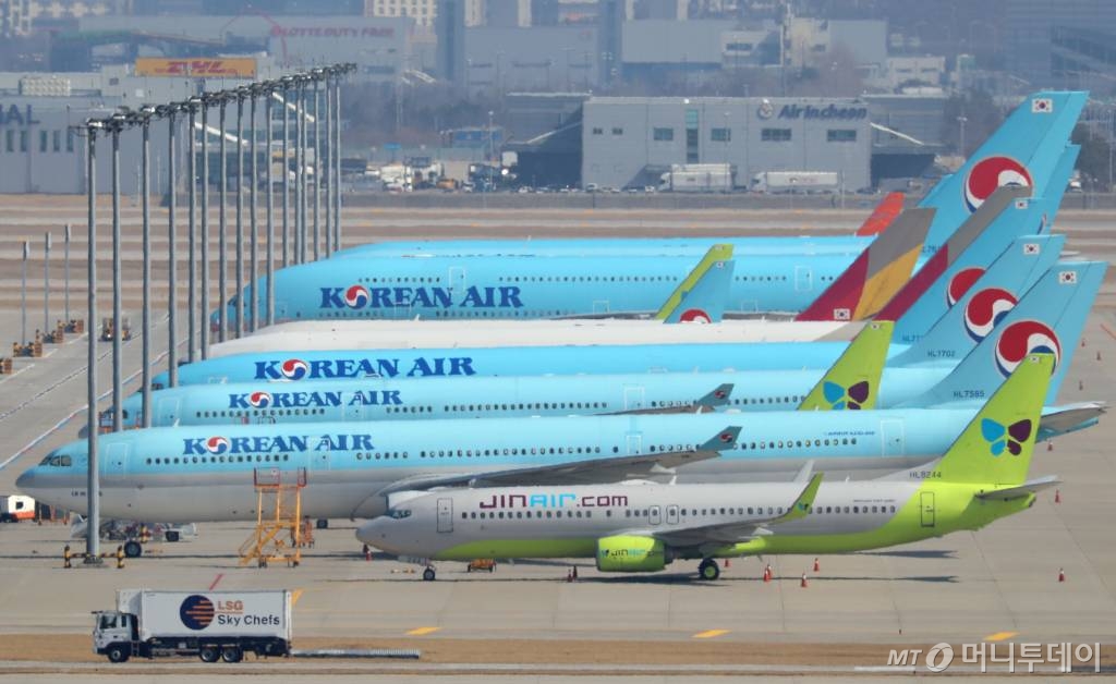 대한항공, 아시아나항공 인수(자료사진) / 사진=인천=이기범 기자 leekb@