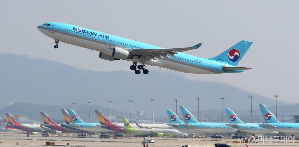 대한항공, 아시아나항공 인수(자료사진) / 사진=인천=이기범 기자 leekb@