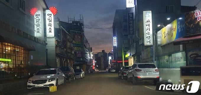 평거동 번화가. © 뉴스1