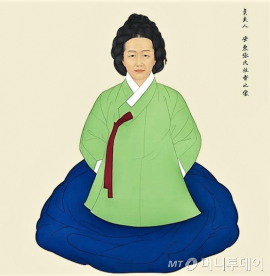 여성이라는 시대적 한계에 절망하지 않고 적극적인 삶을 살며 여중군자라는 호칭을 얻게 된 장계향 선생의 영정./사진제공=영양군