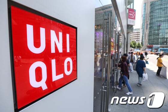 지난해 7월 일본 불매운동 시작 당시 유니클로 명동중앙점/사진=뉴스1