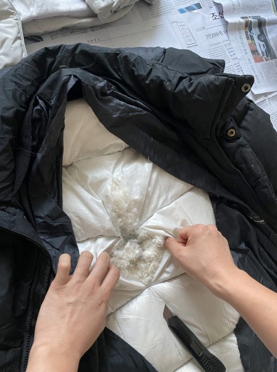 오리털을 어떻게 뽑길래 이런 몰골이 되었을까. 늘 입고 다녔던 패딩에 대한 고민이, 이 사진 한 장 때문에 시작됐다./사진=국제동물보호단체 페타(PETA)