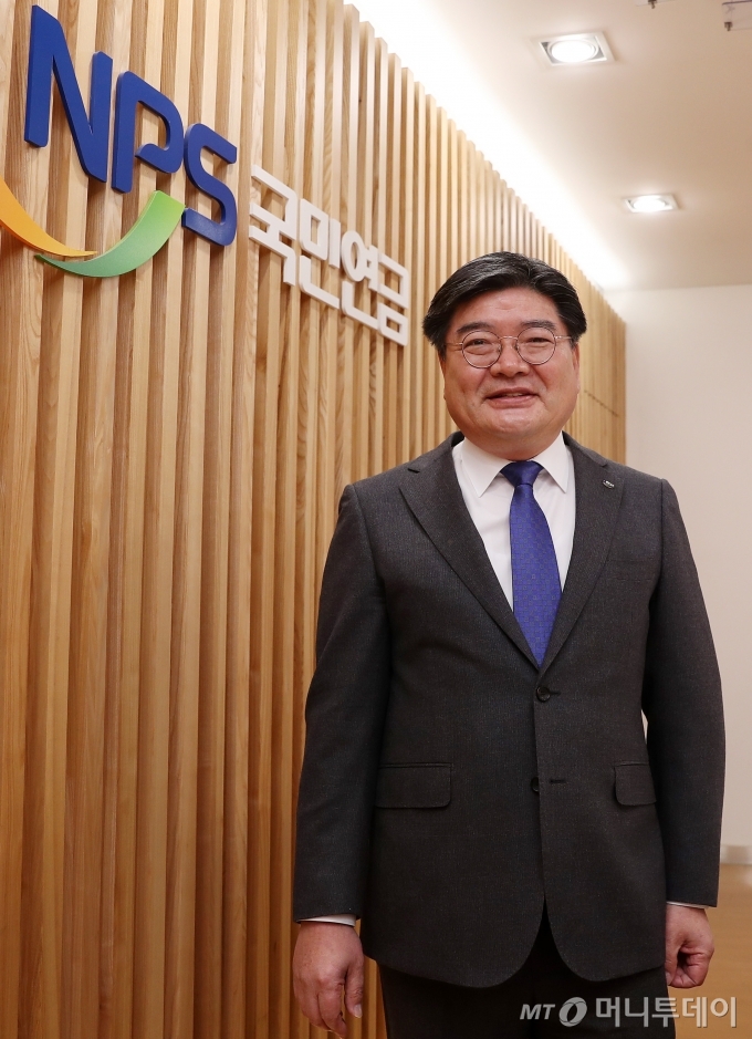 김용진 국민연금공단 이사장 / 사진=김휘선 기자 hwijpg@