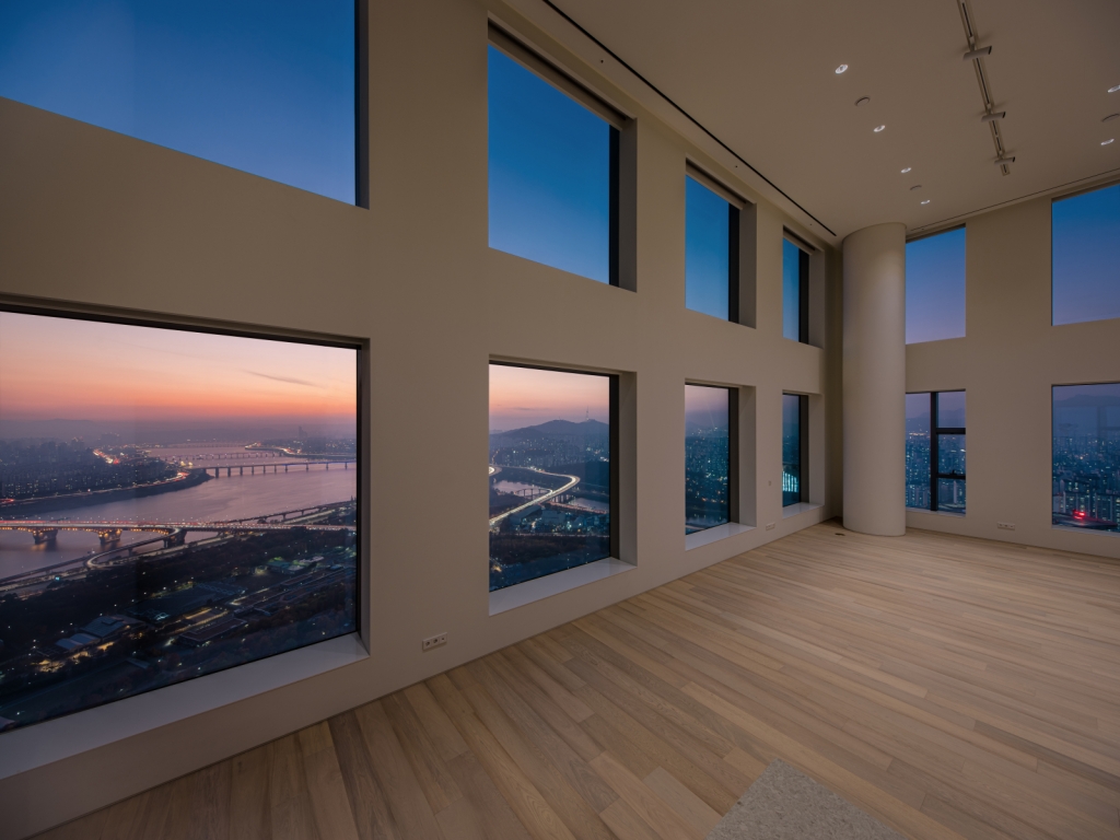 아크로서울포레스트 세대 내부 전경. /사진제공=대림산업