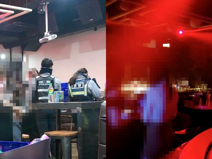 경찰이 단속을 나오자 A클럽라운지는 일반 술집처럼 조명을 밝게하고 음악을 껐다. 하지만 경찰이 떠나자 '클럽'으로 변했다.