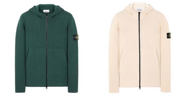 스톤아일랜드의 '꾸민 듯 안 꾸민듯'한 느낌의 후드 집업 니트웨어 이미지/사진=스톤아일랜드 공식몰