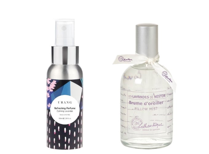 유랑 '카밍 라벤더 리프레시 퍼퓸', 로탄틱 '라벤더 필로우 미스트'(패브릭 스프레이) /사진=각 업체