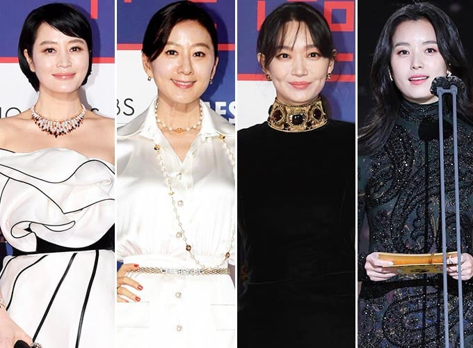 배우 김혜수, 김희애, 신민아, 한효주/사진제공=스포츠조선