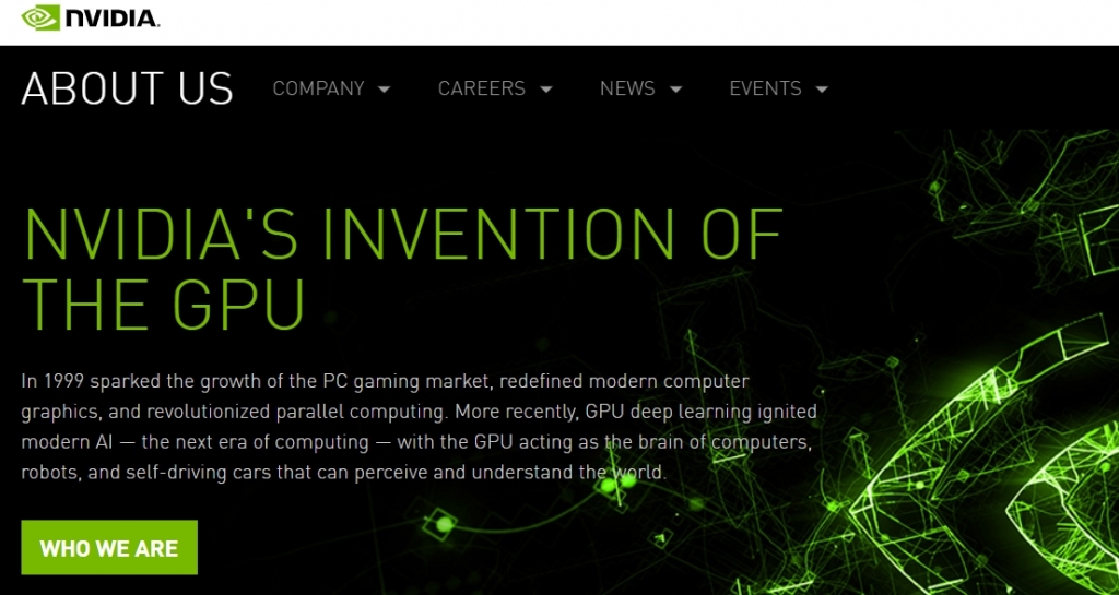 /사진=엔비디아 홈페이지 캡쳐