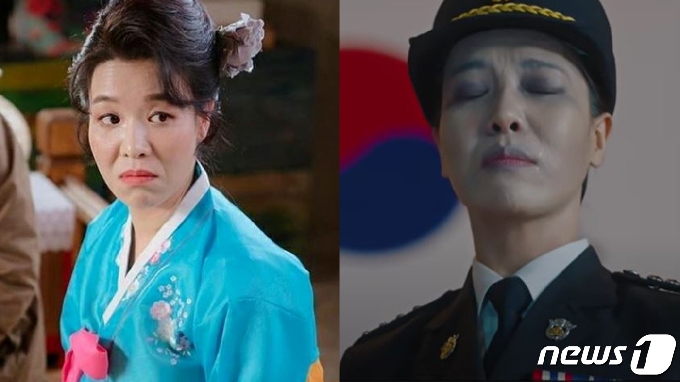 "한 작품 한 작품 만날 때마다 연기가 늘고 있다고 생각해요. 연기는 제 삶이자 제가 가장 사랑하는 일이에요." 왼쪽은 드라마 '사랑의 불시착', 오른쪽은 '호텔 델루나'에서 차청화 모습. © 뉴스1