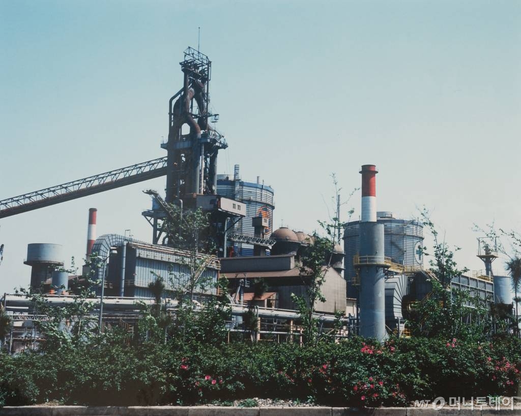 포스코 포항제철소 1고로의 전경./사진=포스코