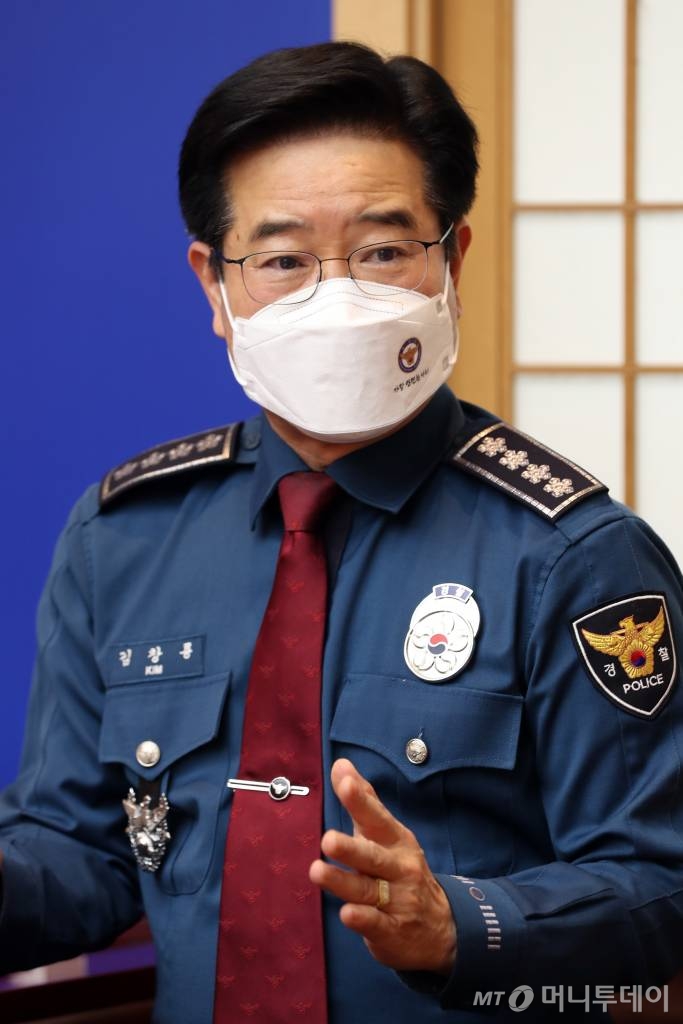머투초대석 김창룡 경찰청장 인터뷰 / 사진=이기범 기자 leekb@