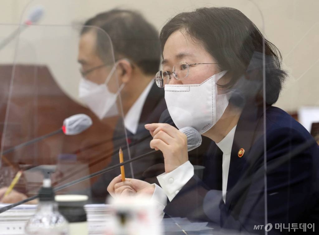 [서울=뉴시스]김진아 기자 = 조성욱 공정거래위원장. (공동취재사진)  photo@newsis.com