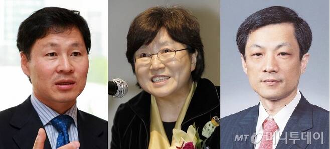 왼쪽부터 김종훈 키스위모바일 회장, 김선욱 전 이화여대 총장, 박병국 서울대 전기·정보공학부 교수. /머니투데이 포토DB