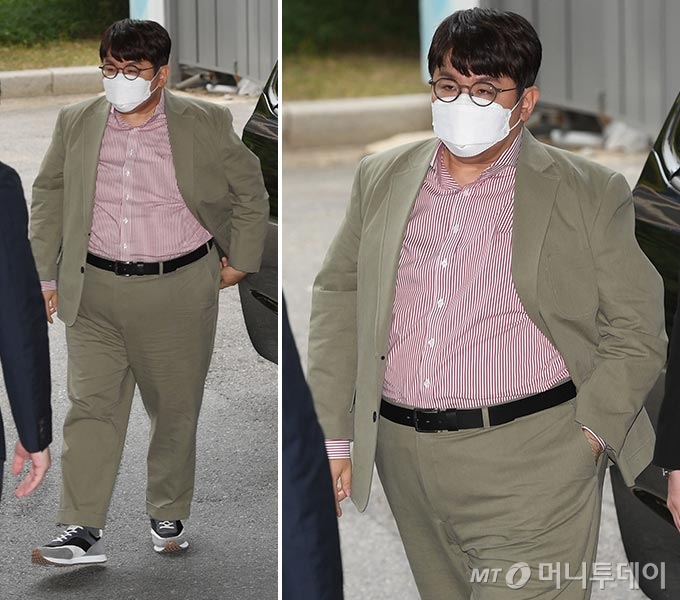 2020년 빅히트엔터테인먼트 상장기념식에 참석한 방시혁 의장 모습/사진=머니투데이 DB