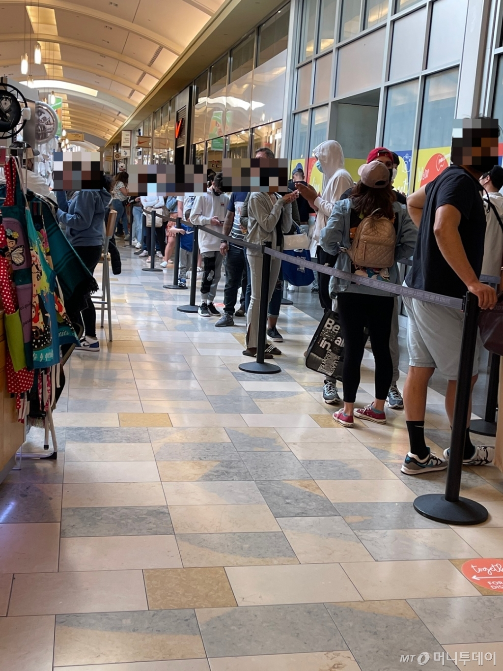 미국 뉴저지주 한 쇼핑몰 내 나이키 매장 앞 /사진=임동욱 특파원