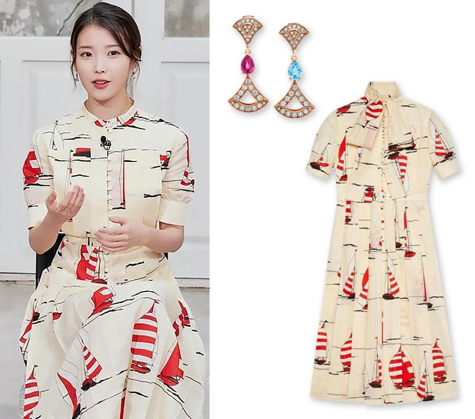 가수 겸 배우 아이유/사진=tvN '유퀴즈 온 더 블럭' 공식 인스타그램, 구찌(Gucci), 불가리(Bulgari)