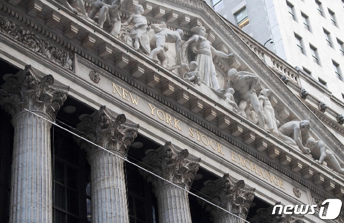 뉴욕증권거래소© AFP=뉴스1
