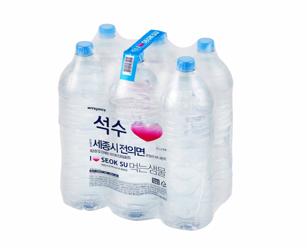 무라벨 석수/사진= 하이트진로음료