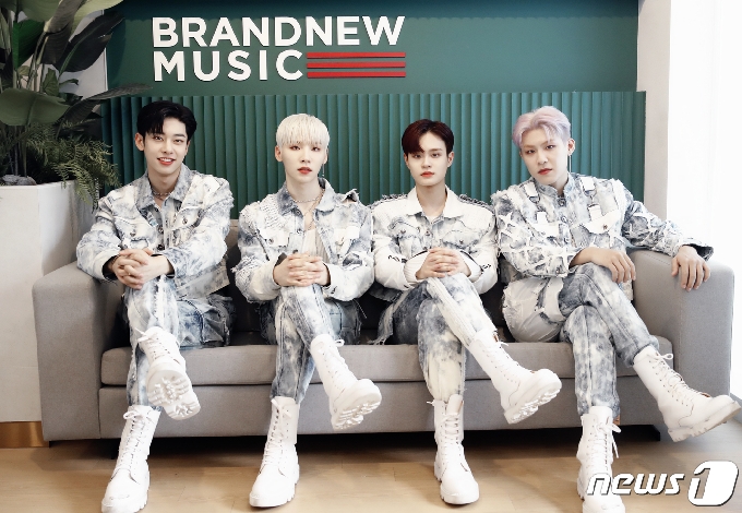 AB6IX 김동현(왼쪽부터), 전웅, 이대휘, 박우진/뉴스1 © News1 권현진 기자