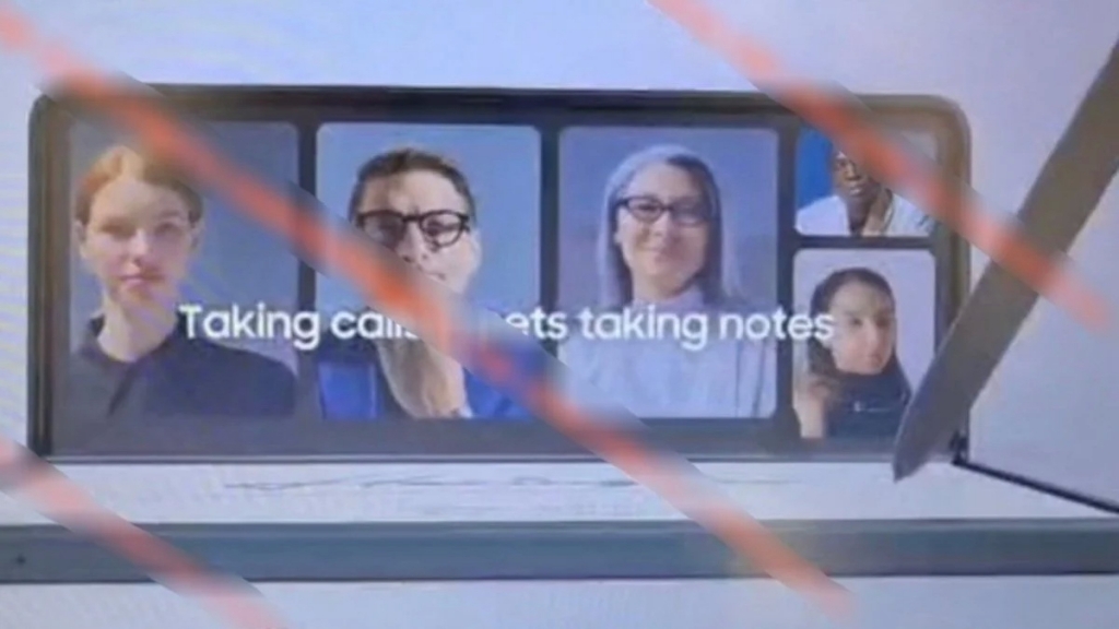 삼성전자 차기 폴더블폰 갤럭시Z 폴드3 추정 제품 소개 화면 /사진=샘모바일