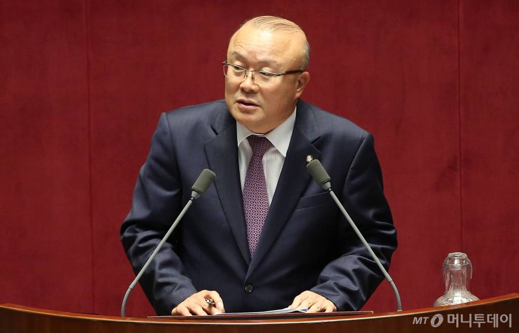 김희국 의원이 지난 2월22일 서울 여의도 국회에서 열린 경제분야 대정부질문에서 모두발언을 하고 있다. /사진=뉴스1