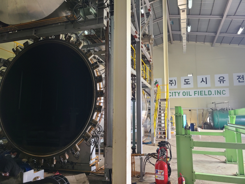 (주)도시유전의 쓰레기 처리 기계 모습/사진제공=(주)도시유전