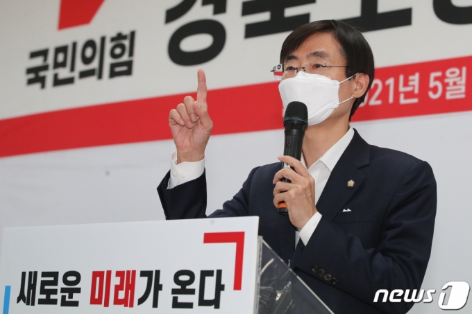 국민의힘 조경태 당대표 후보. /사진=뉴스1.  
