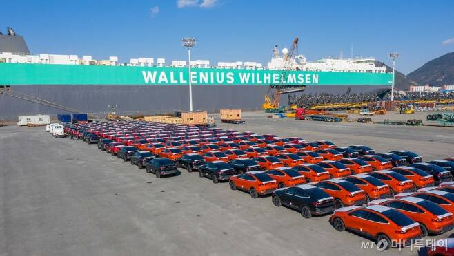 유럽 수출길에 오른 XM3/사진제공=르노삼성