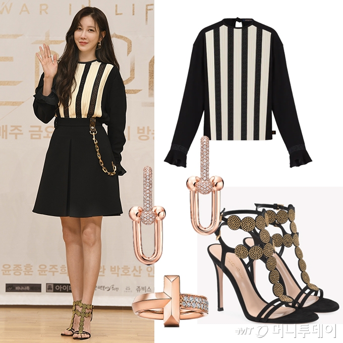 배우 이지아 /사진=SBS 제공, 루이 비통, 티파니앤코, 지안비토 로시