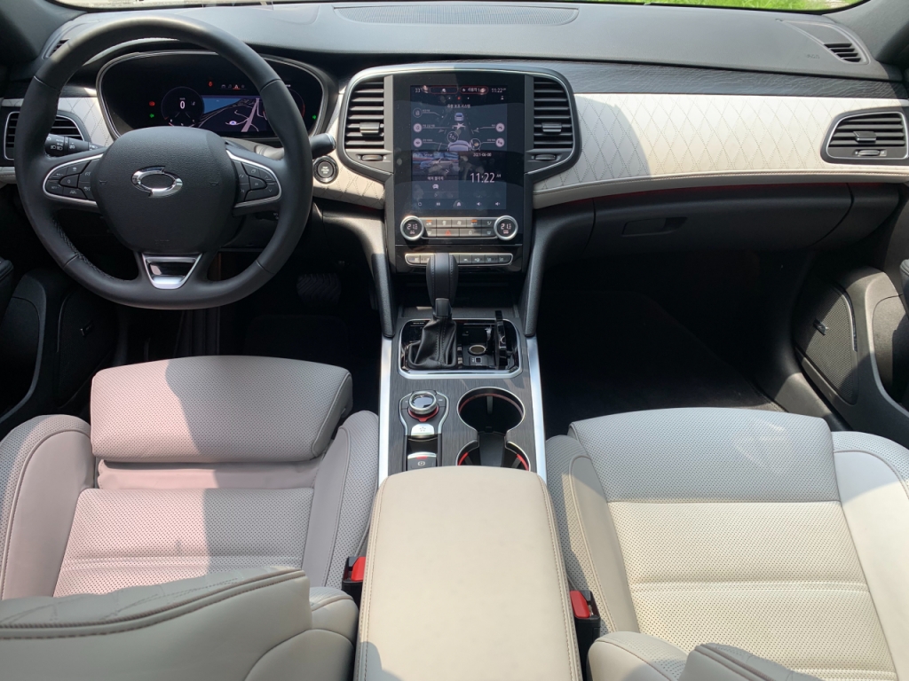 르노삼성 SM6 내부/사진=이강준 기자