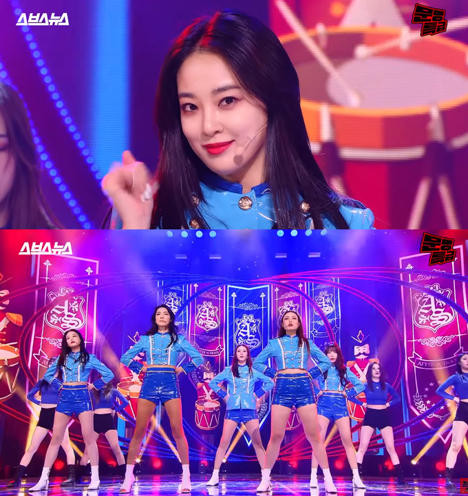 프로그램을 통해 재결합한 무대를 선보인 그룹 애프터스쿨 /사진=유튜브 채널 '문명특급 - MMTG' 영상 캡처