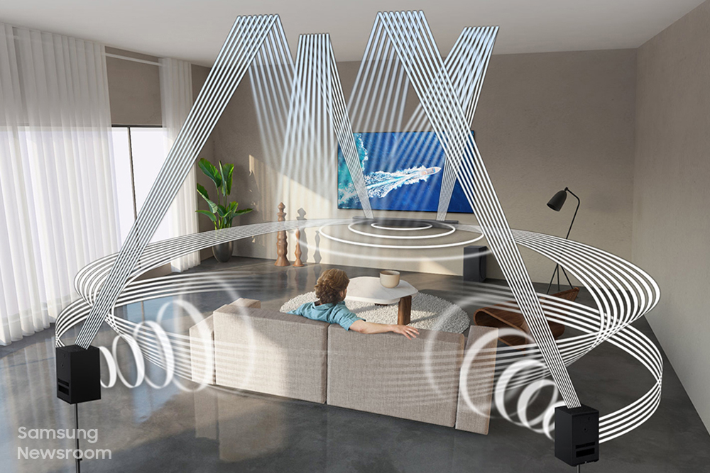 신제품 사운드바 HW-Q950A 관련 설명사진./사진=삼성전자 뉴스룸 캡처