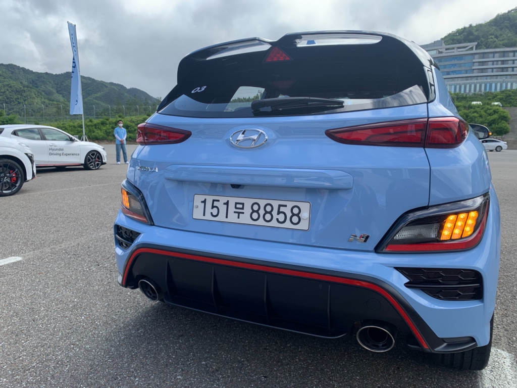 코나 N 후면부/사진=이강준 기자