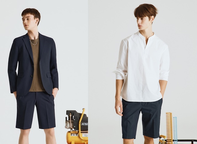 삼성물산 패션부문 엠비오의 올 여름 남성 반바지 스타일링/사진=엠비오