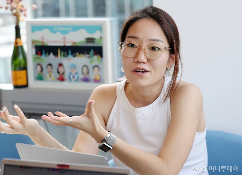 박민지 500스타트업코리아 프로그램 매니저 겸 투자심사역 /사진=김휘선 기자 hwijpg@