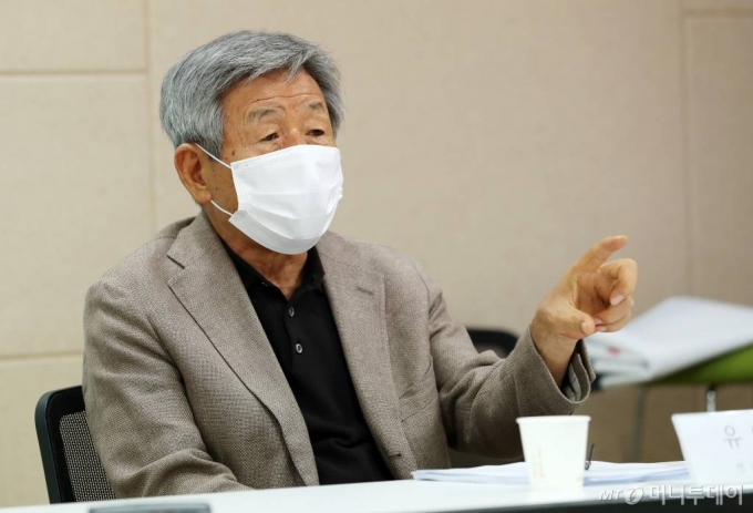 유인태 전 국회 사무총장 /사진=김휘선 기자 hwijpg@