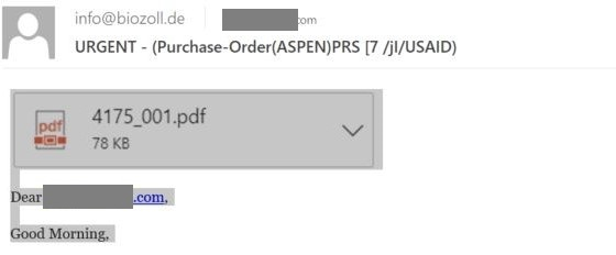 PDF 파일로 위장한 이미지 파일. /사진=카스퍼스키