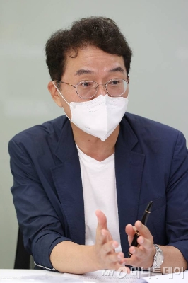 홍경준 성균관대 교수가 4일 서울 종로구 머니투데이에서 열린 머니투데이-공공정책전략연구소 공동 좌담회에서 발언하고 있다. /사진=이기범 기자 leekb@