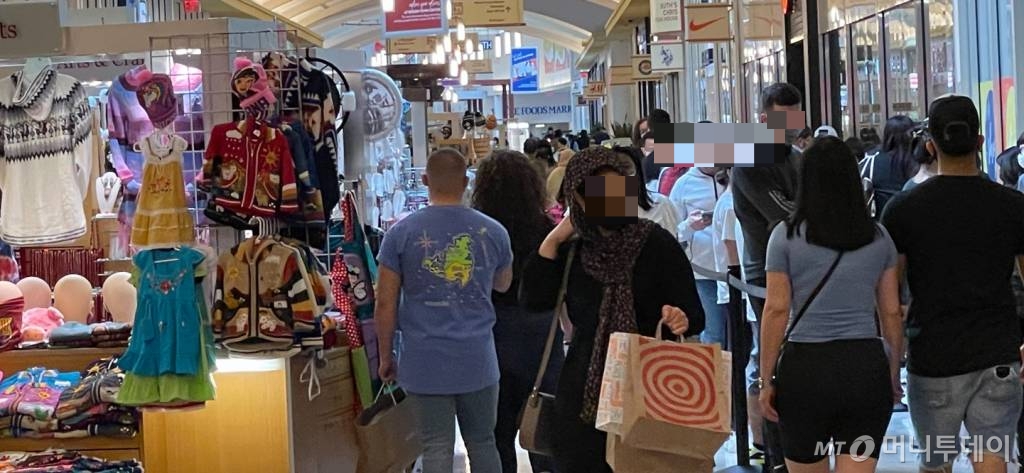 미국 동부지역의 한 쇼핑몰 /사진=임동욱 특파원