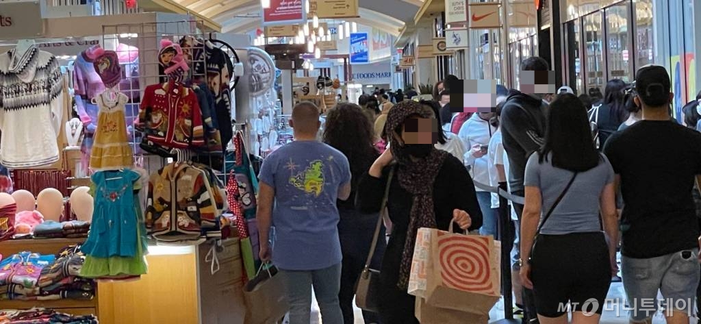 미국 동부지역의 한 쇼핑몰 /사진=임동욱 특파원